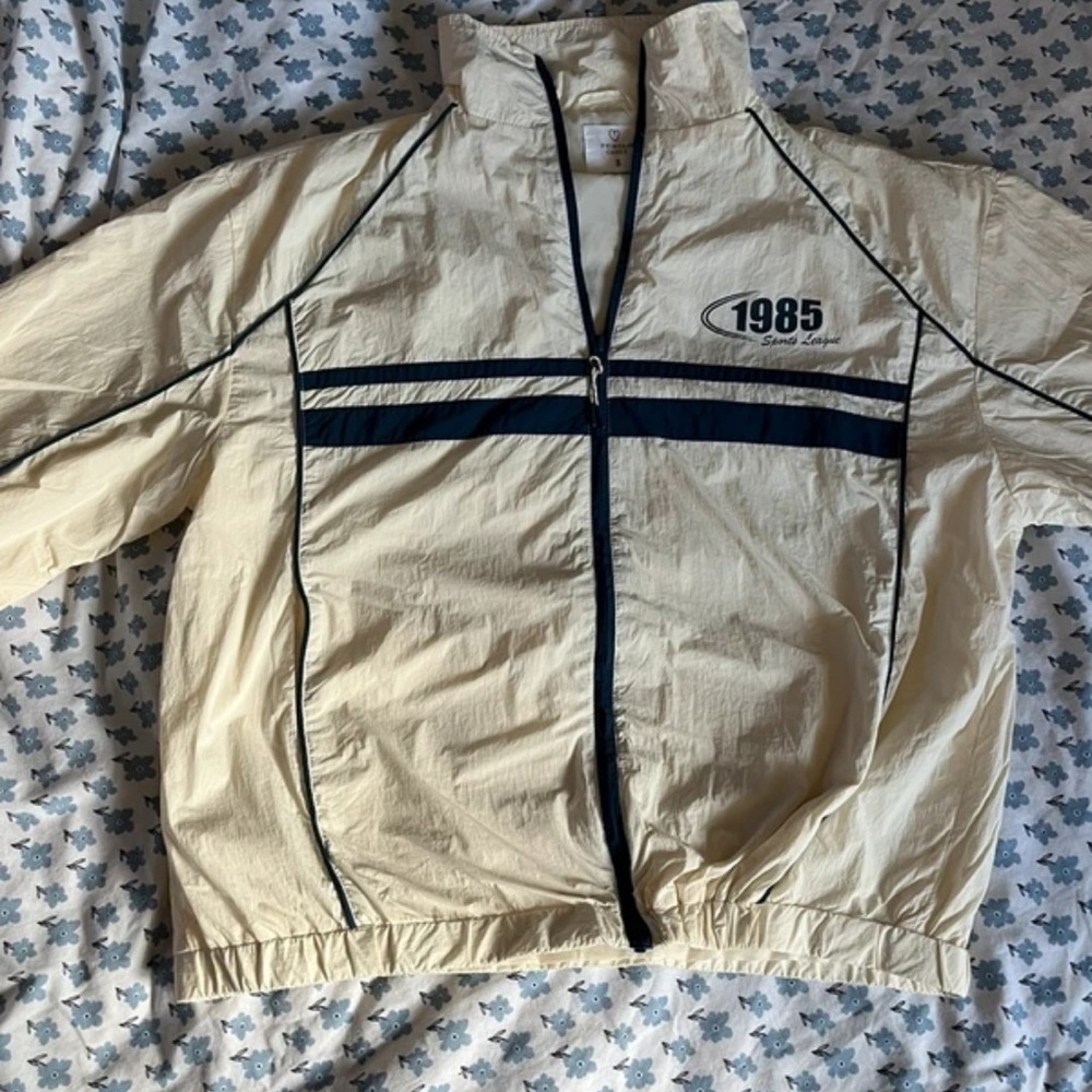 Primark Cream and Black Utility Jacket